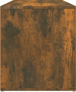 vidaXL Ławka do przedpokoju, 80x40x45 cm, przydymiony dąb 8