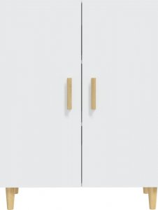 vidaXL vidaXL Szafka, biała, 70x34x90 cm, materiał drewnopochodny 3