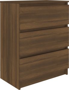 vidaXL vidaXL Szafka, brązowy dąb, 60x35x76 cm, materiał drewnopochodny 2