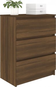 vidaXL vidaXL Szafka, brązowy dąb, 60x35x76 cm, materiał drewnopochodny 7