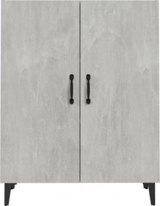 vidaXL vidaXL Szafka, szarość betonu, 70x34x90 cm, materiał drewnopochodny 3