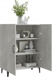 vidaXL vidaXL Szafka, szarość betonu, 70x34x90 cm, materiał drewnopochodny 7