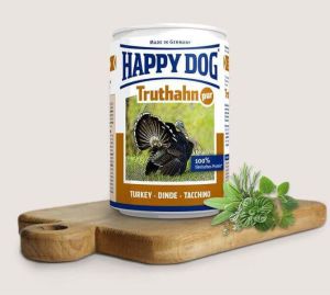 Happy Dog PUSZKA dla psa - INDYK (Truthahn Pur) 200g 1