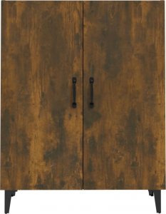 vidaXL Szafka, przydymiony dąb, 70x34x90 cm 3