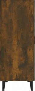 vidaXL Szafka, przydymiony dąb, 70x34x90 cm 5