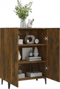 vidaXL Szafka, przydymiony dąb, 70x34x90 cm 7