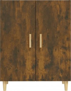 vidaXL vidaXL Szafka, przydymiony dąb, 70x34x90 cm, materiał drewnopochodny 3