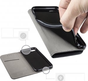 Kabura Smart Case book do SAMSUNG M52 czarny 2