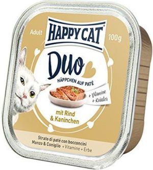 Happy Cat Deserówka pasztet, wołowina i królik, 100g 1