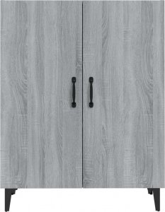 vidaXL vidaXL Szafka, szary dąb sonoma, 70x34x90 cm, materiał drewnopochodny 3
