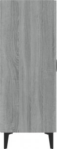 vidaXL vidaXL Szafka, szary dąb sonoma, 70x34x90 cm, materiał drewnopochodny 5