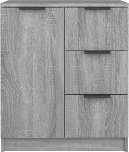 vidaXL Szafka, szary dąb sonoma, 60x30x70 cm 3