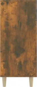 vidaXL Szafka, przydymiony dąb, 90x34x80 cm 5