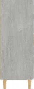 vidaXL vidaXL Szafka, szarość betonu, 70x34x90 cm, materiał drewnopochodny 4