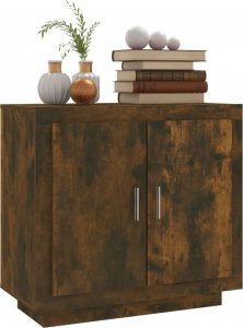 vidaXL Szafka, przydymiony dąb, 80x40x75 cm 4