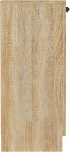 vidaXL Szafka, dąb sonoma, 60x30x70 cm 4