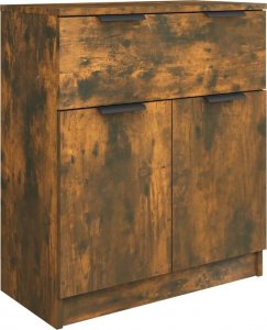 vidaXL vidaXL Szafka, przydymiony dąb, 60x30x70 cm, materiał drewnopochodny 2