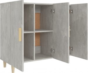 vidaXL Szafka, szarość betonu, 90x34x80 cm 4