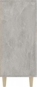 vidaXL Szafka, szarość betonu, 90x34x80 cm 5