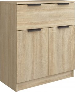 vidaXL vidaXL Szafka, dąb sonoma, 60x30x70 cm, materiał drewnopochodny 2