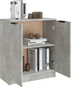 vidaXL Szafka, szarość betonu, 60x30x70 cm 6