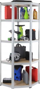 WideShop METALOWY REGAŁ MAGAZYNOWY DO GARAŻU NAROŻNY 3