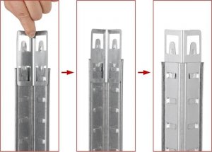 WideShop METALOWY REGAŁ MAGAZYNOWY DO GARAŻU NAROŻNY 4