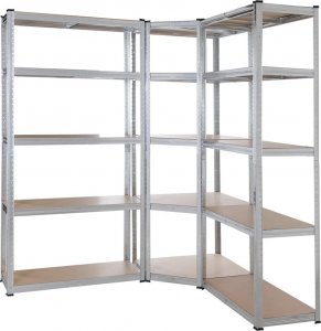 WideShop METALOWY REGAŁ MAGAZYNOWY DO GARAŻU NAROŻNY 8