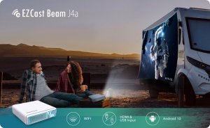 Projektor EZCast Projektor przenośny, bezprzewodowy DLP z bateria EZCast Beam J4a 2