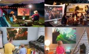 Projektor EZCast Projektor przenośny, bezprzewodowy DLP z bateria EZCast Beam J4a 3