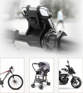 Floveme Uchwyt rowerowy Floveme uniwersalny czarny 4