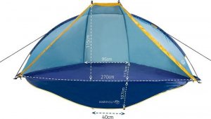 Utendors Namiot plażowy Utendors 190384-UT-BT z zamknięciem 8