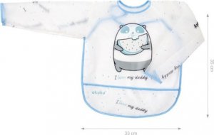 Akuku Akuku A0517 śliniak z rękawkiem Borsuk pianka EVA 2