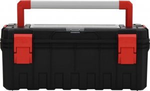 vidaXL vidaXL Skrzynka na narzędzia, czarno-czerwona, 65x28x31,5 cm 1