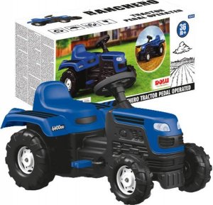Wader Dolu DL8045 Duży traktor na pedały niebieski 2