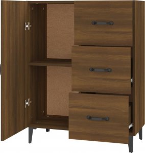 vidaXL Szafka, brązowy dąb, 69,5x34x90 cm 7