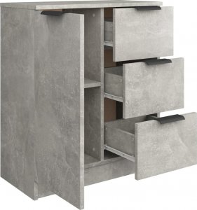 vidaXL Szafka, szarość betonu, 60x30x70 cm 5