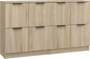 vidaXL Komody, 2 szt, dąb sonoma, 60x30x70 cm 2