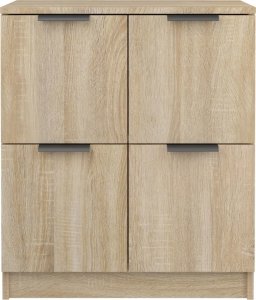 vidaXL Komody, 2 szt, dąb sonoma, 60x30x70 cm 4