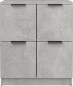 vidaXL Komody, 2 szt., szarość betonu, 60x30x70 cm 4