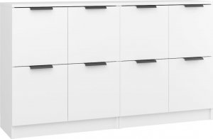 vidaXL vidaXL Komody, 2 szt., białe, 60x30x70 cm, materiał drewnopochodny 2