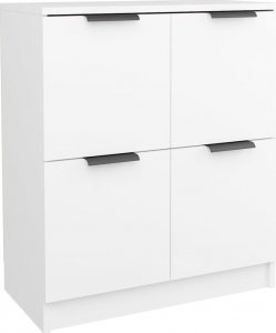 vidaXL vidaXL Komody, 2 szt., białe, 60x30x70 cm, materiał drewnopochodny 3