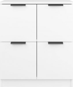 vidaXL vidaXL Komody, 2 szt., białe, 60x30x70 cm, materiał drewnopochodny 4