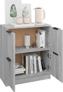 vidaXL Szafka, szary dąb sonoma, 60x30x70 cm 4