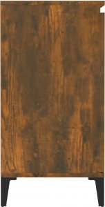 vidaXL Szafka, przydymiony dąb, 60x35x70 cm 4