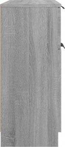 vidaXL vidaXL Szafka, szary dąb sonoma, 60x30x70 cm, materiał drewnopochodny 6