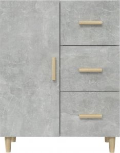 vidaXL vidaXL Szafka, szarość betonu, 69,5x34x90 cm, materiał drewnopochodny 5