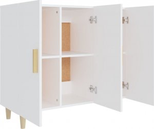 vidaXL Szafka, biała, 90x34x80 cm, materiał drewnopochodny 4