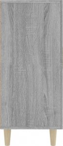 vidaXL vidaXL Szafka, szary dąb sonoma, 90x34x80 cm, materiał drewnopochodny 5