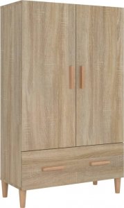 vidaXL vidaXL Szafka, dąb sonoma, 70x31x115 cm, materiał drewnopochodny 2
